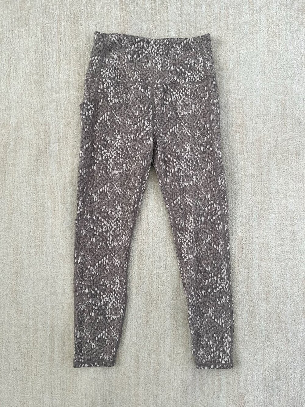 Varley Boho Reptile Active Workout Leggings Pants M